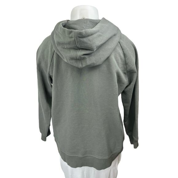 Wat The Brand Gray Cotton Long Sleeve Hooded Hoodie Sweatshirt Sweater Top Sz XL - Picture 2 of 4